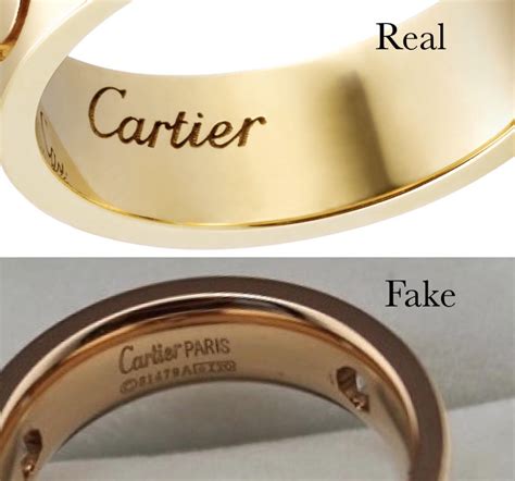 cartier love ring fake|cartier 750 ring 52833a ito.